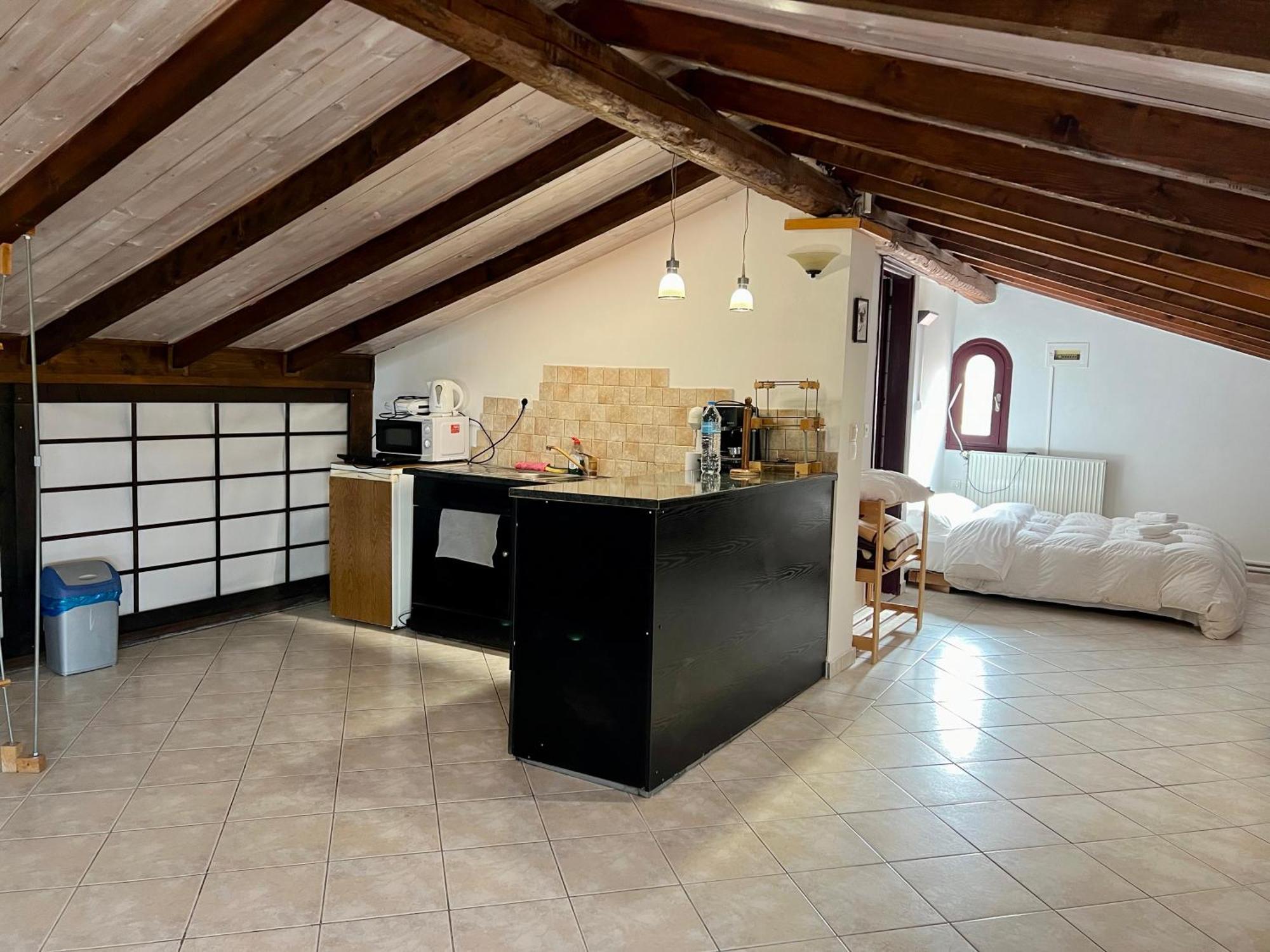 Σοφιτα Ξυλο Μεταλο Γυαλι Apartment Alykes Potamou Exterior photo